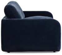 Jules Dark Blue Velvet 2 Piece Modular Sofa