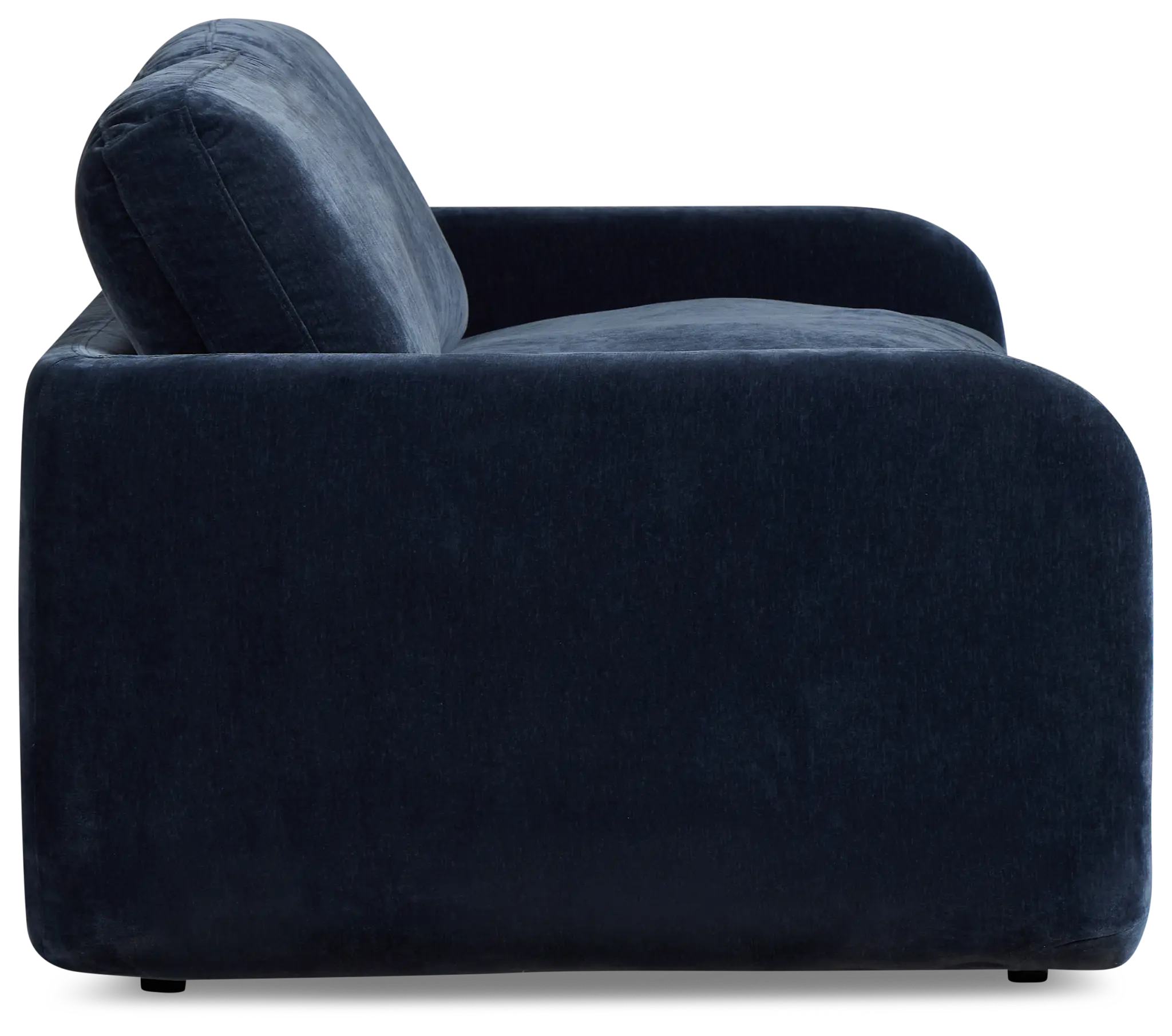 Jules Dark Blue Velvet 2 Piece Modular Sofa Jules Dark Blue Velvet 2 Piece Modular Sofa