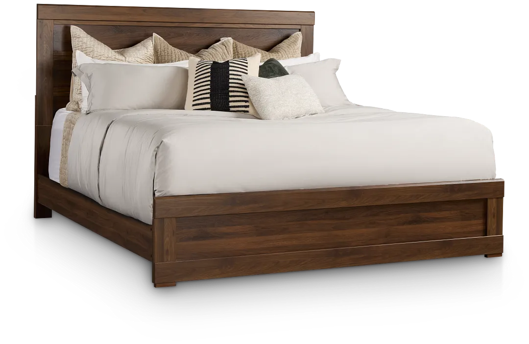 Atlantic Mid Tone Panel Bed