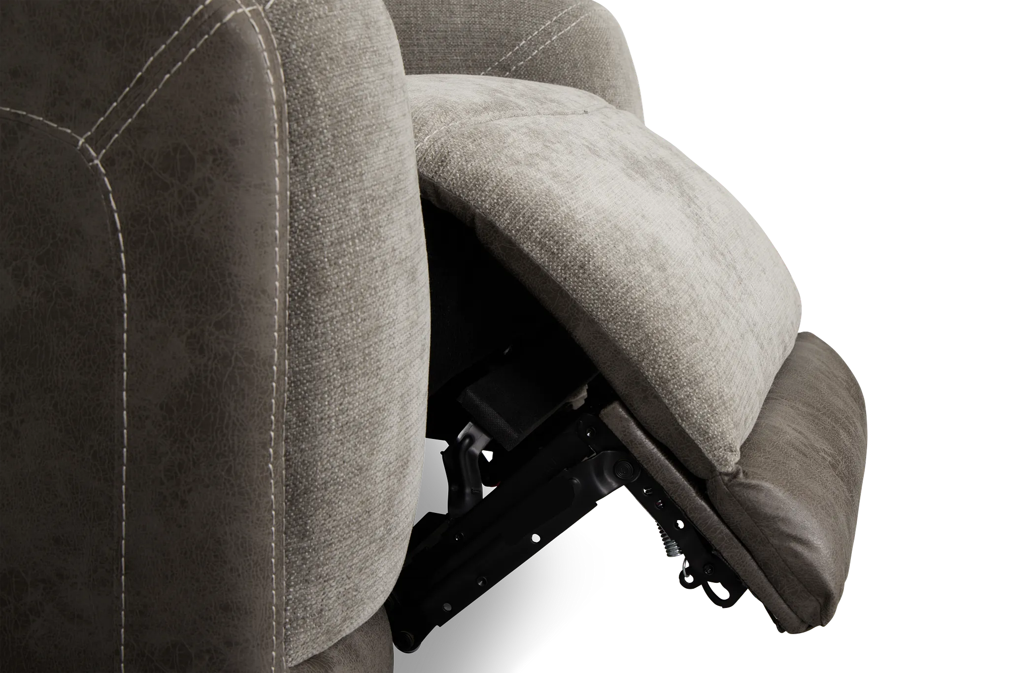Travis Gray Fabric Power Recliner