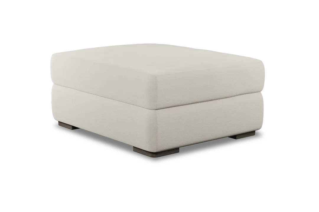Edgewater Elite Ivory Ottoman