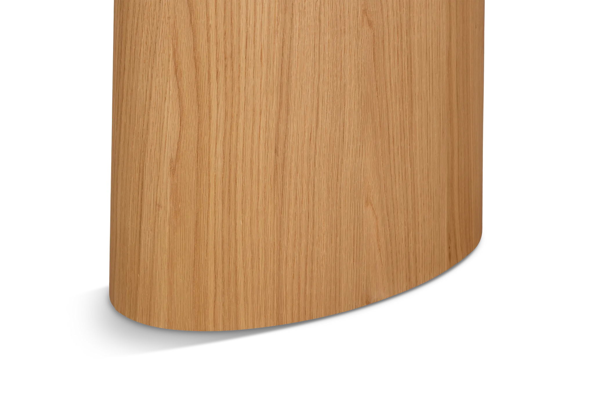 Nomad Light Tone Oval Sofa Table