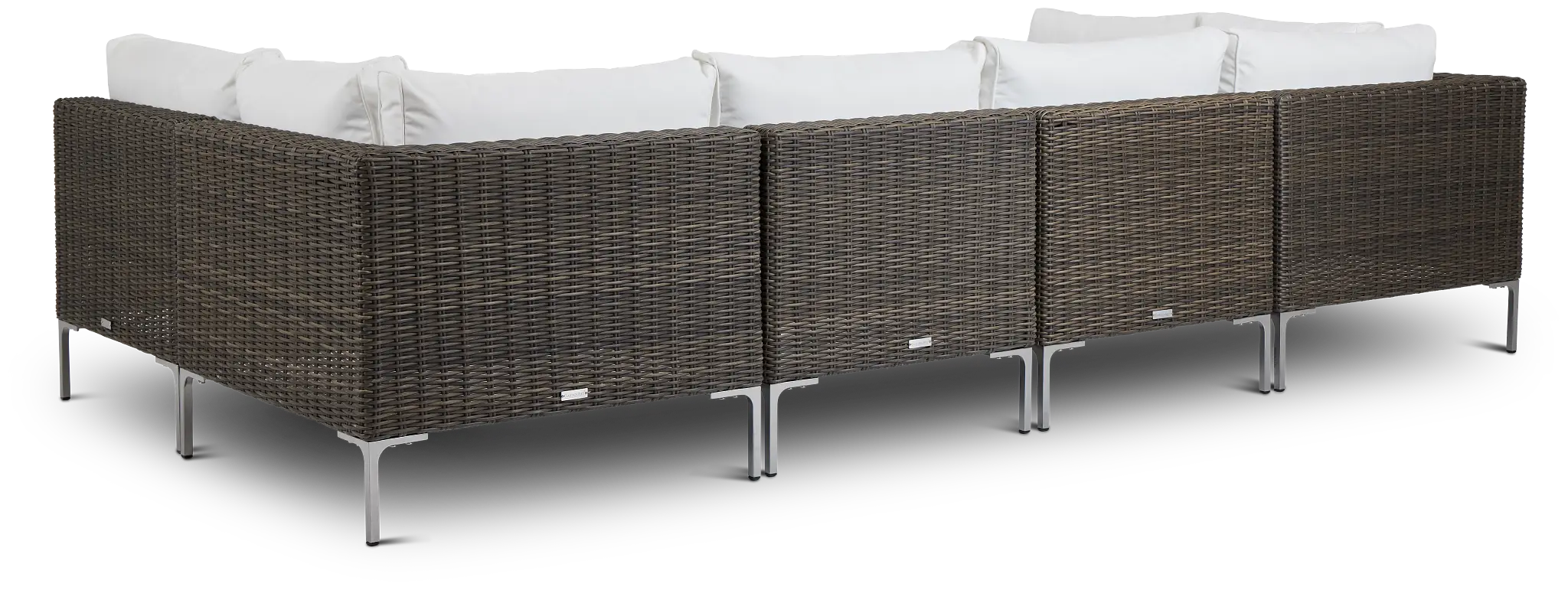 Tulum White Woven 6-piece Modular Sectional Tulum White Woven 6-piece Modular Sectional