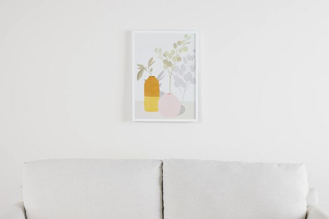 April Orange Framed Wall Art