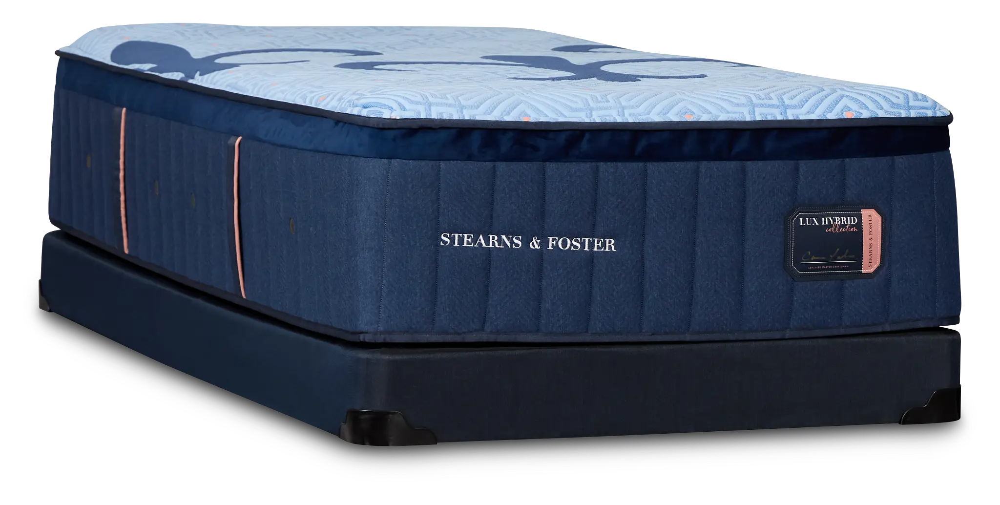 Stearns & Foster Lux Estate Elite Soft Hybrid 14" Soft Low-profile Mattress Set Stearns & Foster Lux Estate Elite Soft Hybrid 14" Soft Low-profile Mattress Set