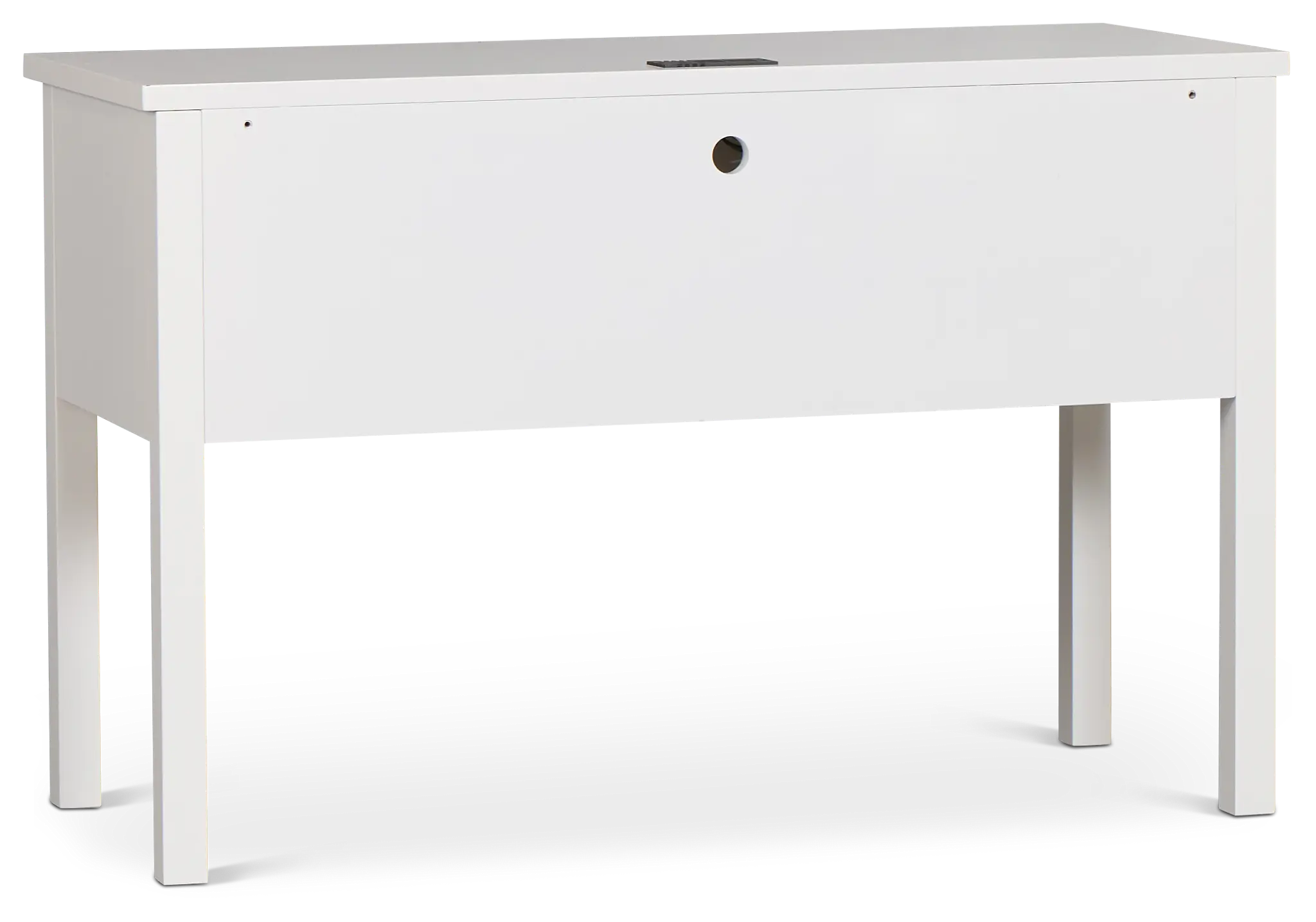 Charleston White 3-drawer Desk Charleston White 3-drawer Desk