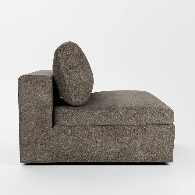 Destin Elite Brown Fabric Swivel Chair