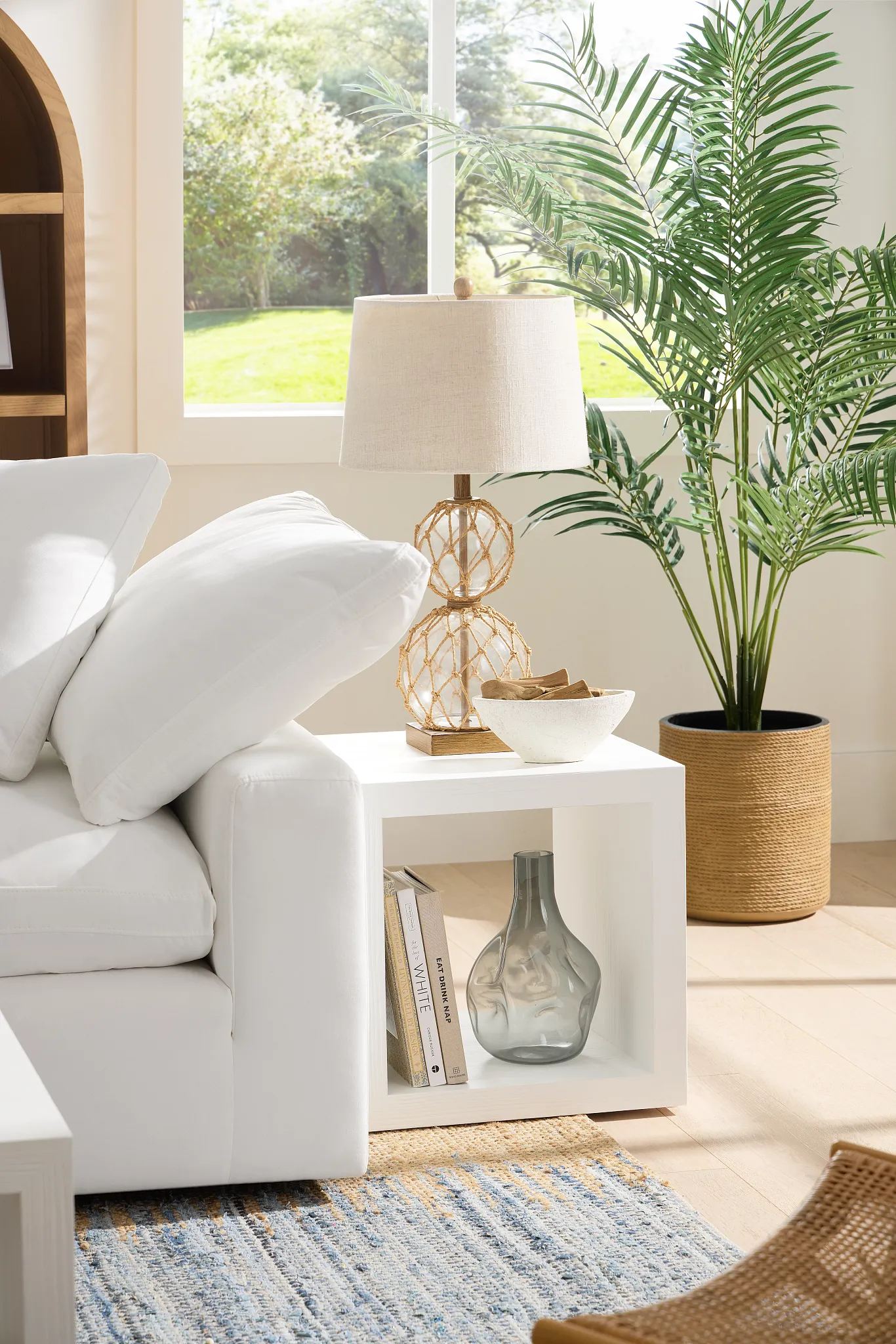 Nantucket White Pine Square End Table