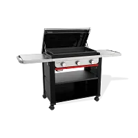 Weber Slate 30" Rust Resistant Griddle Black 30" Built In Propane Griddle
