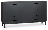 Kate Black Four-door Cabinet