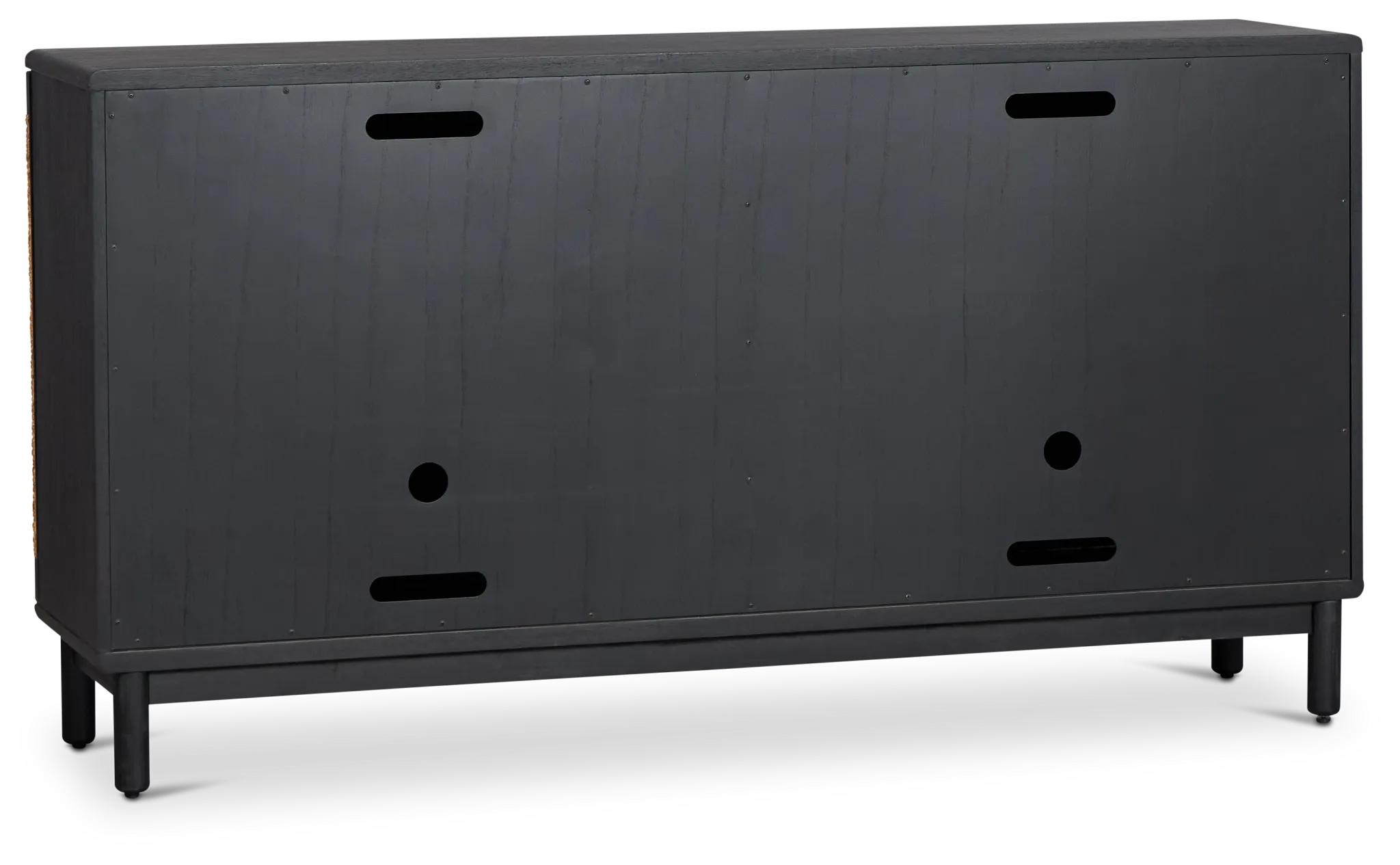 Kate Black Four-door Cabinet