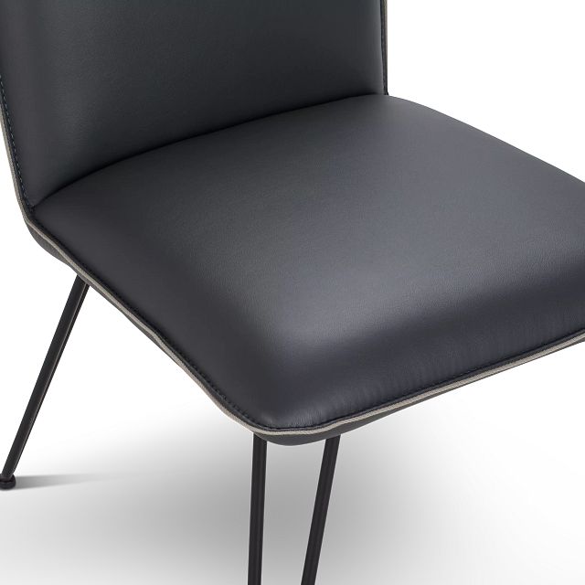 Demi Dark Gray Upholstered Side Chair