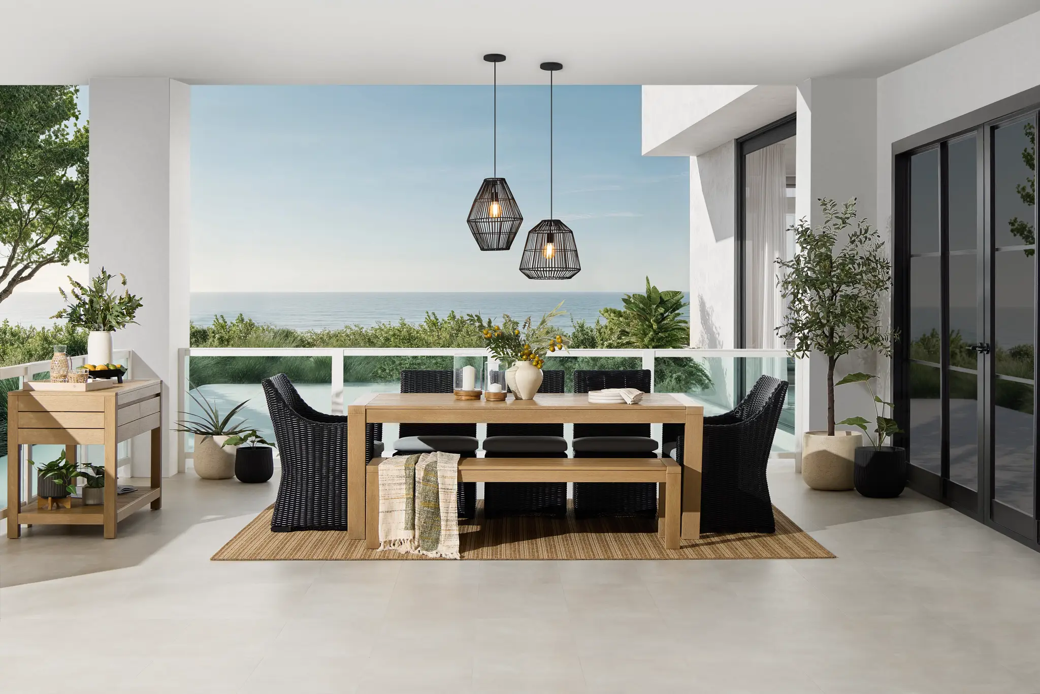 Outdoor Living Essentials: Montecito Rectangular Table