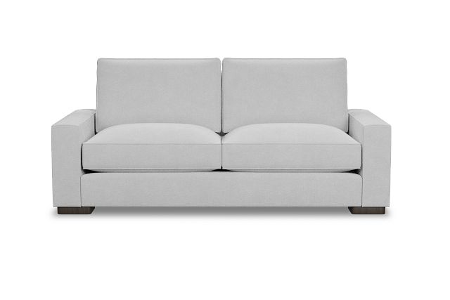 Edgewater Suave White 84" Sofa W/ 2 Cushions