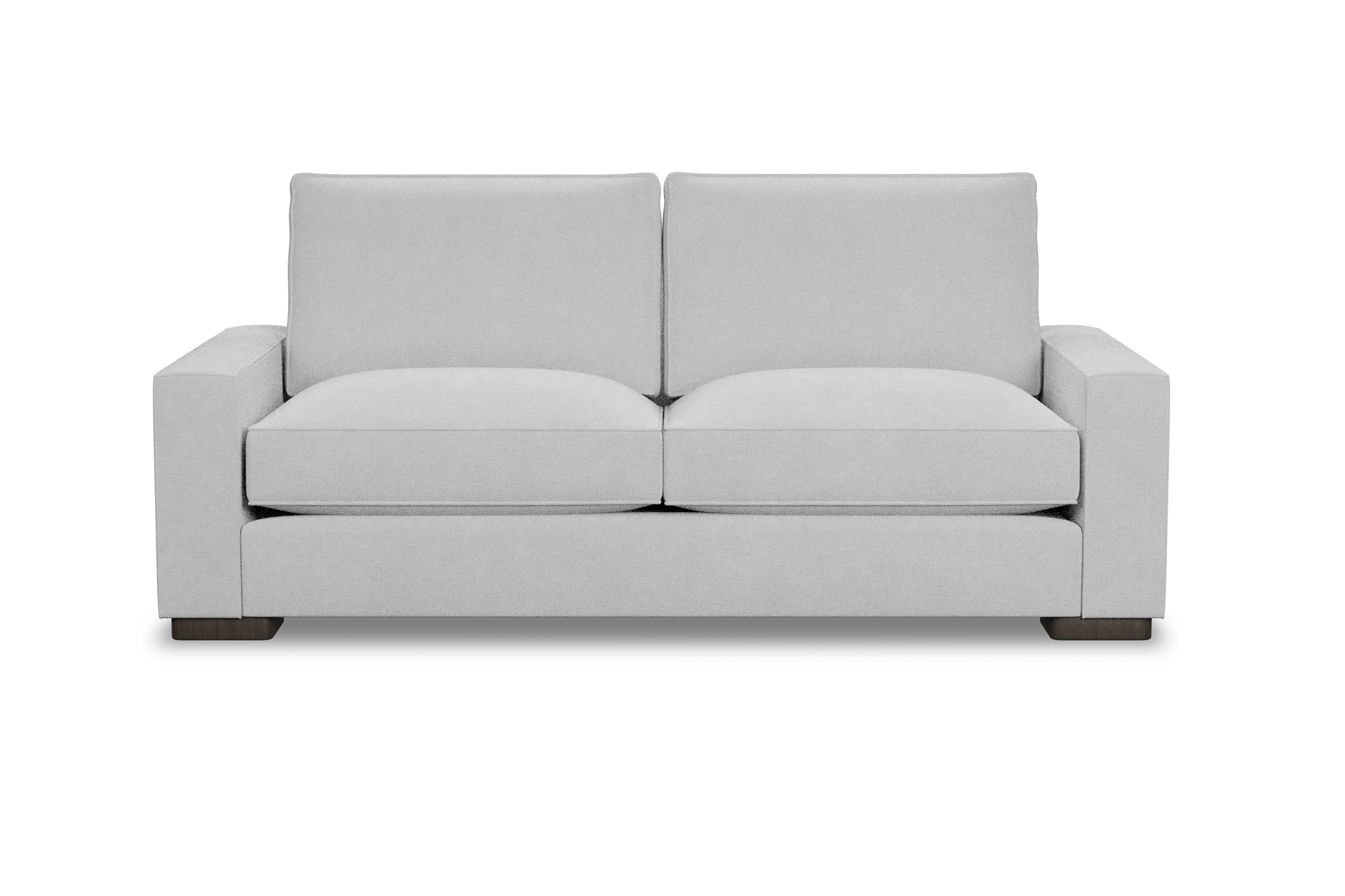 Edgewater Suave White 84" Sofa W/ 2 Cushions