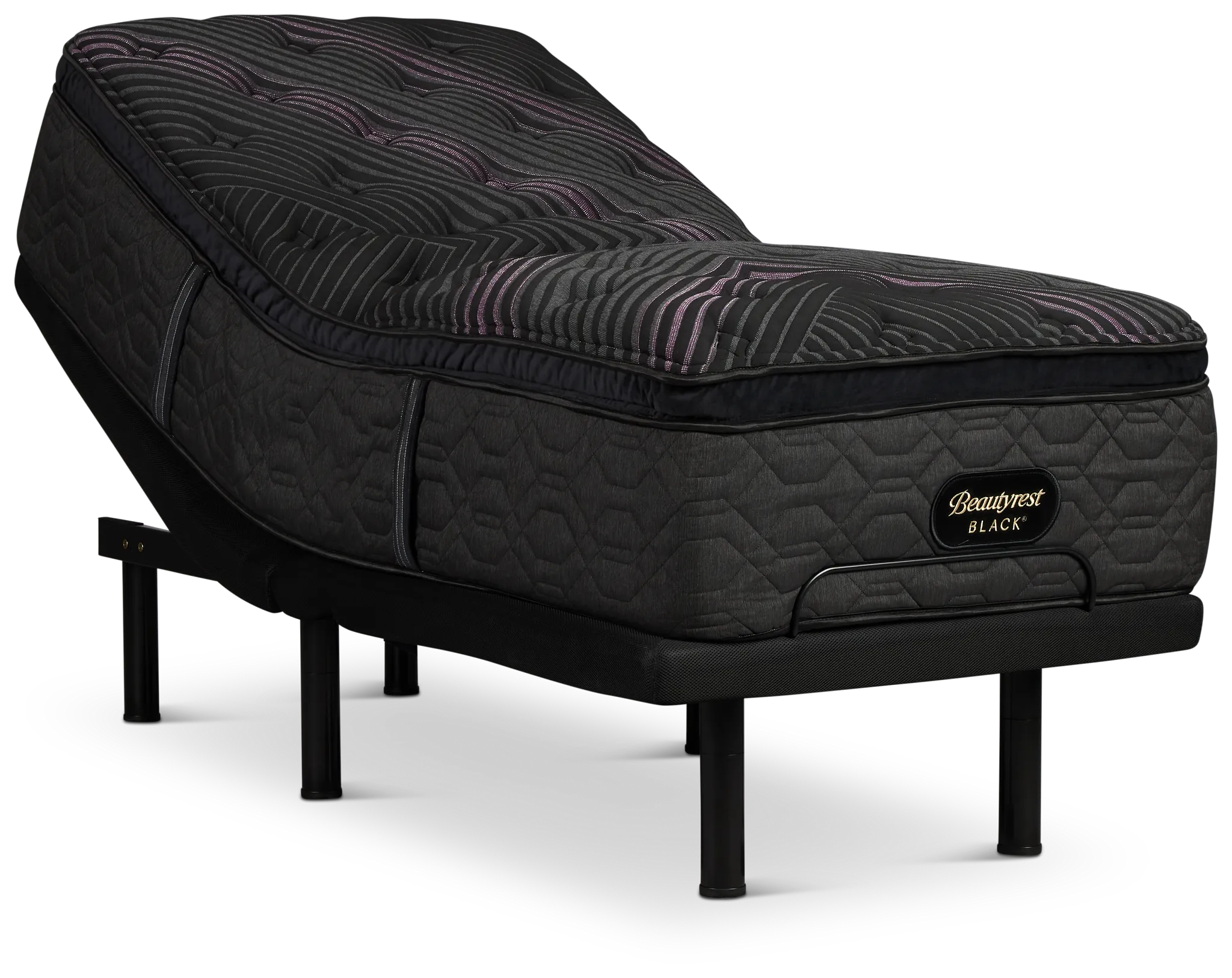 Beautyrest Black Series Two Plush Pillow Top Elite Adjustable Mattress Set