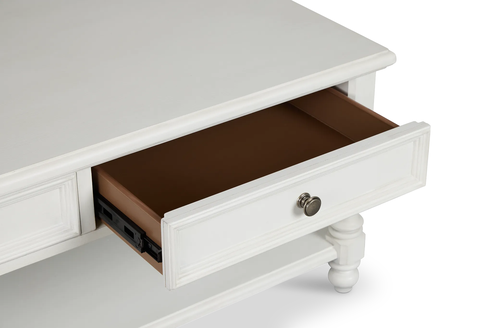 Savannah Ivory Storage Rectangular Coffee Table