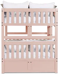Charleston Pink Trundle Bunk Bed