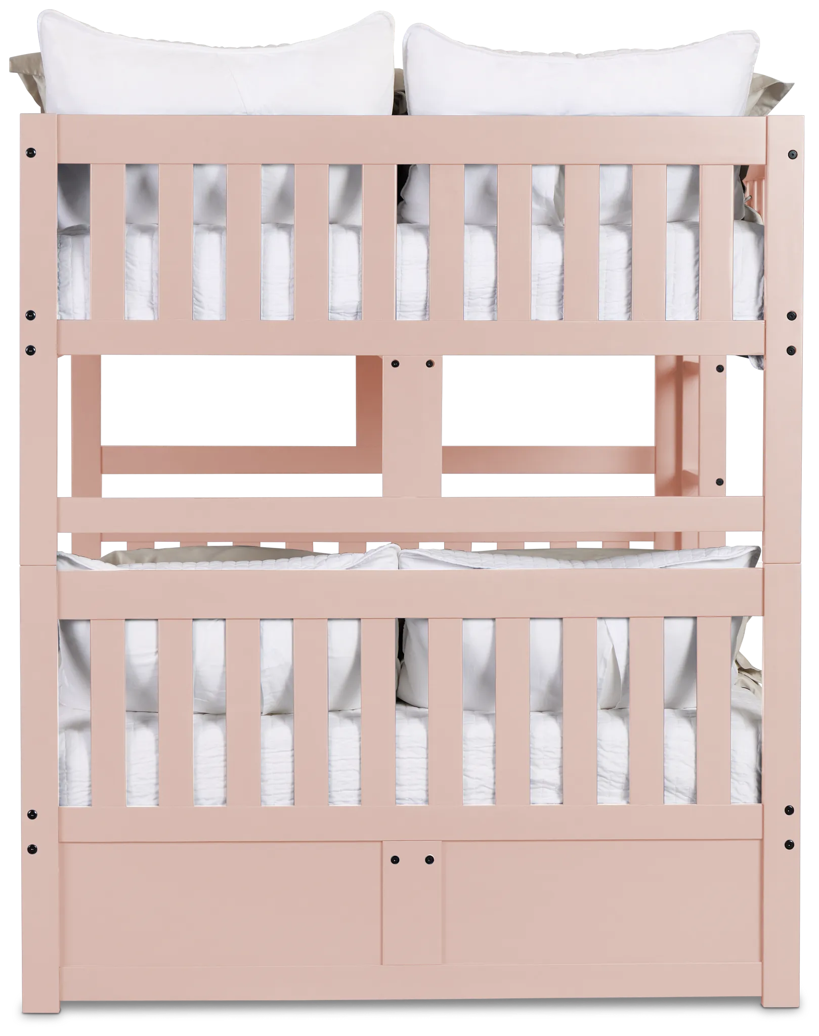 Charleston Pink Trundle Bunk Bed