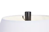 Paiga White Cement Table Lamp