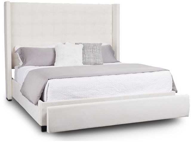 Marco White Uph Platform Storage Bed