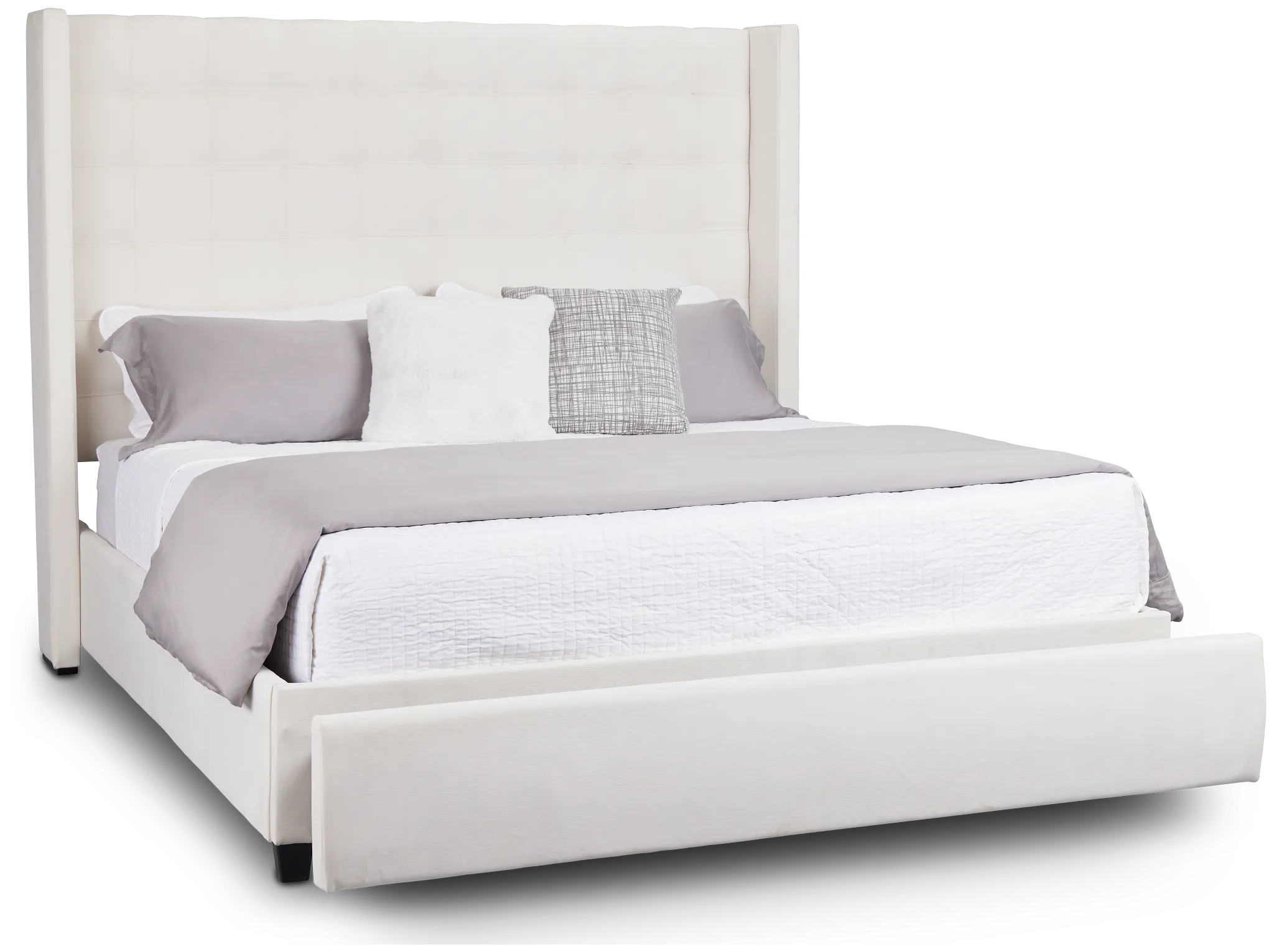 Marco White Uph Platform Storage Bed