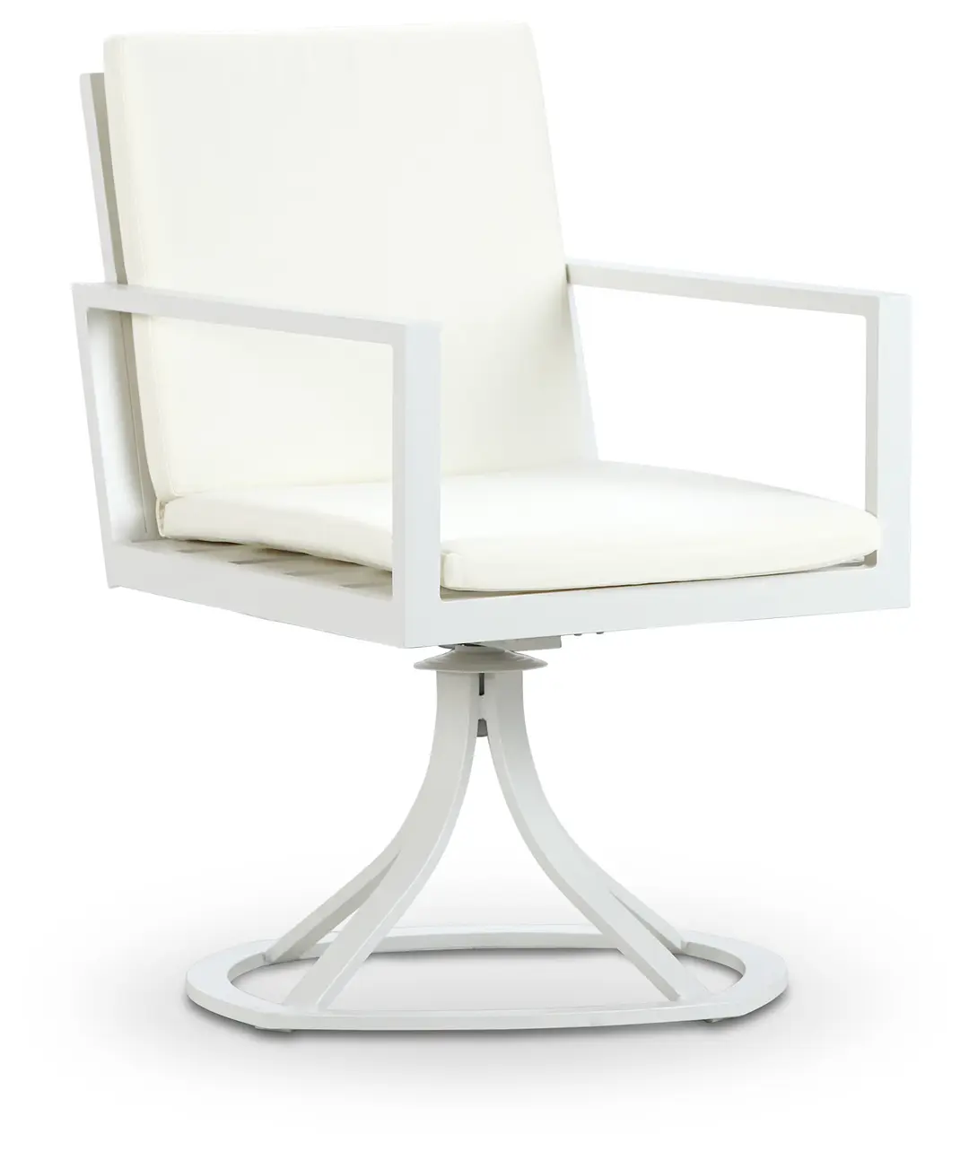 Linear White Swivel Chair Linear White Swivel Chair