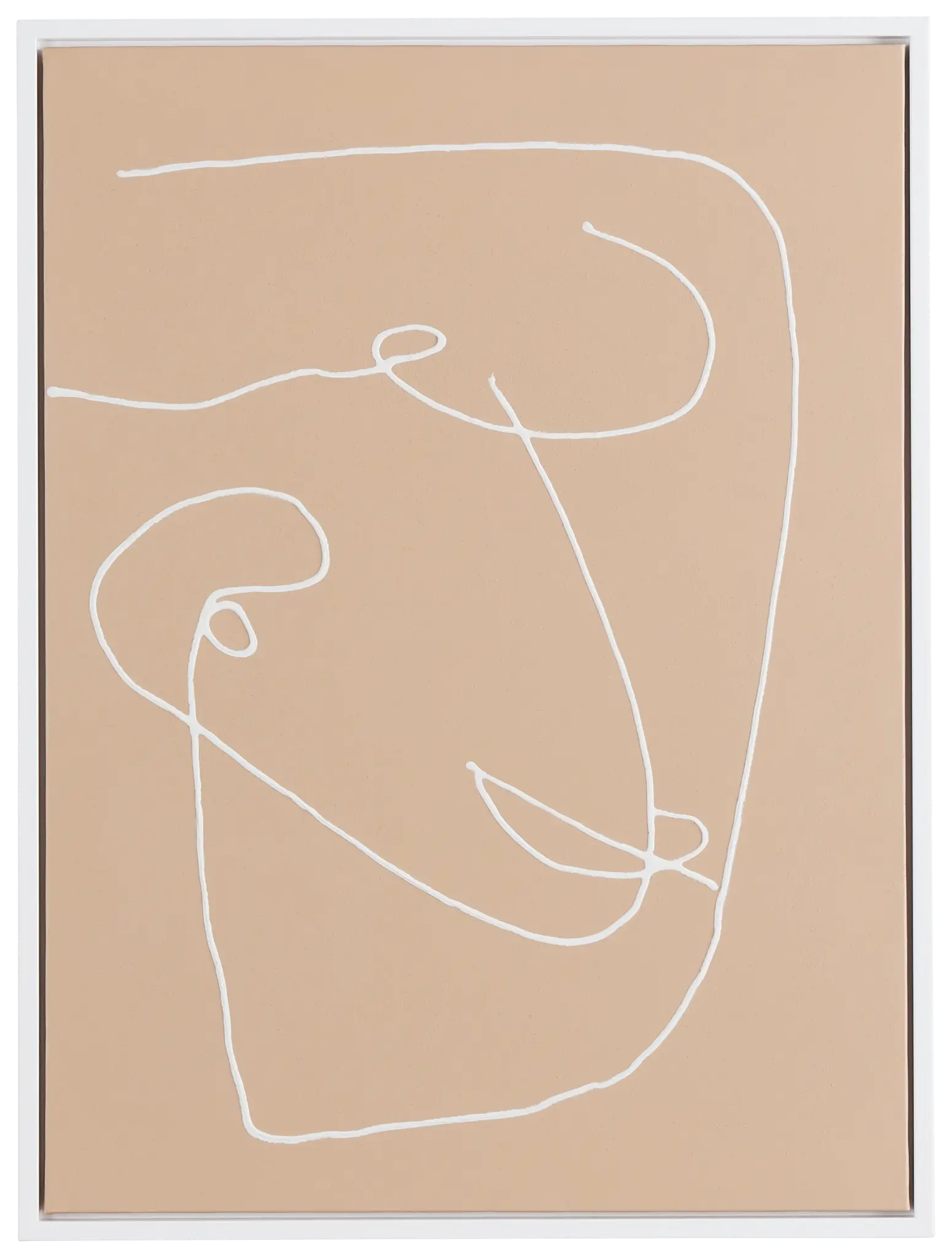 Nicla Light Brown Framed Wall Art Nicla Light Brown Framed Wall Art