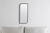 Analisa Black Rect Mirror