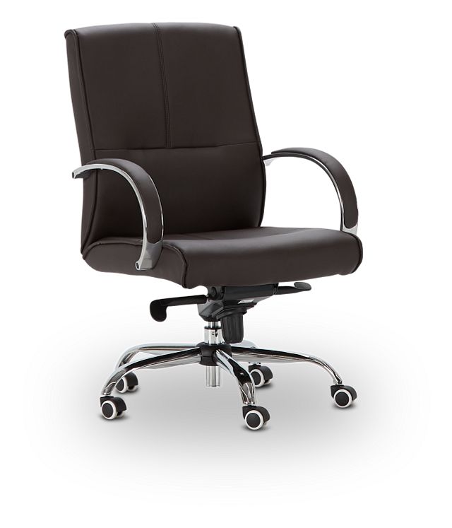 Greeley Brown Uph Desk Chair