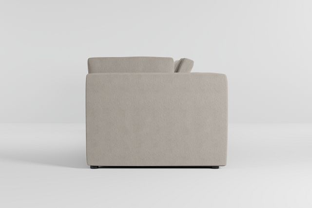 Destin Revenue Beige Fabric 3-piece Modular Sofa