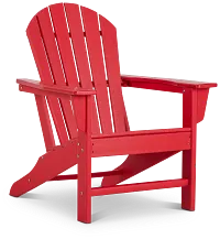 Cancun Red Adirondack Chair