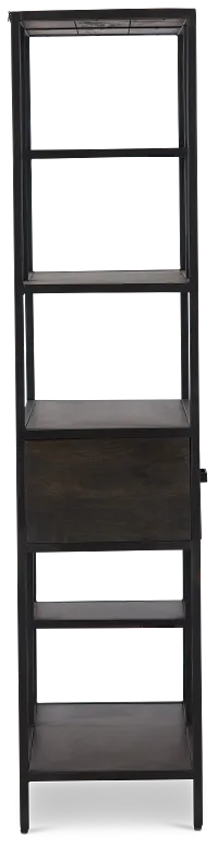 Cleo 1-drawer Metal Bookcase