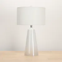 Bo Gray Glass Table Lamp