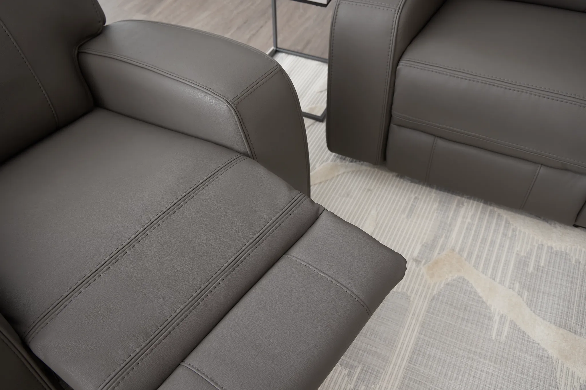 Rhett Gray Micro Recliner