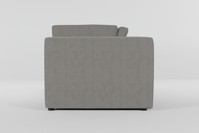 Destin Maguire Gray Fabric 2 Piece Modular Sofa