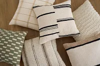 Bellami Ivory 22" Square Accent Pillow