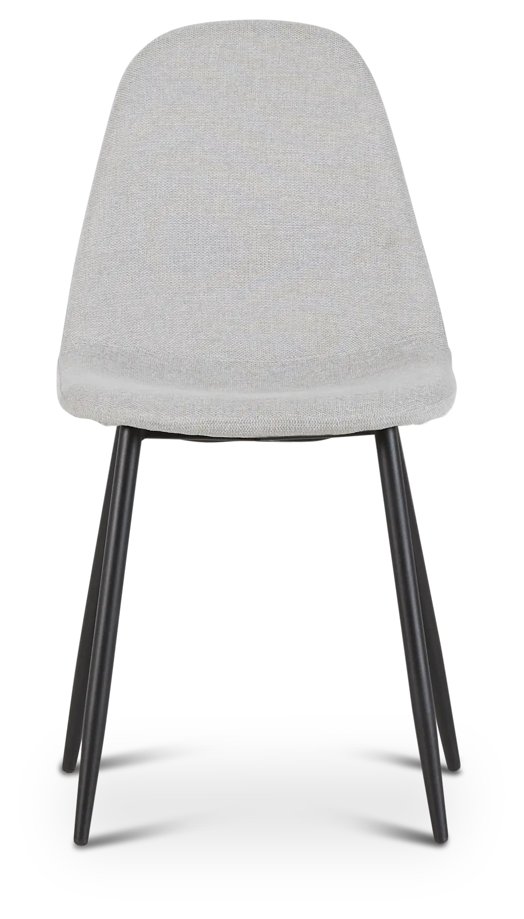 Havana Light Gray Upholstered Side Chair W/ Black Legs Havana Light Gray Upholstered Side Chair W/ Black Legs