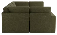Citymod Green Fabric 6-piece Pit Sectional