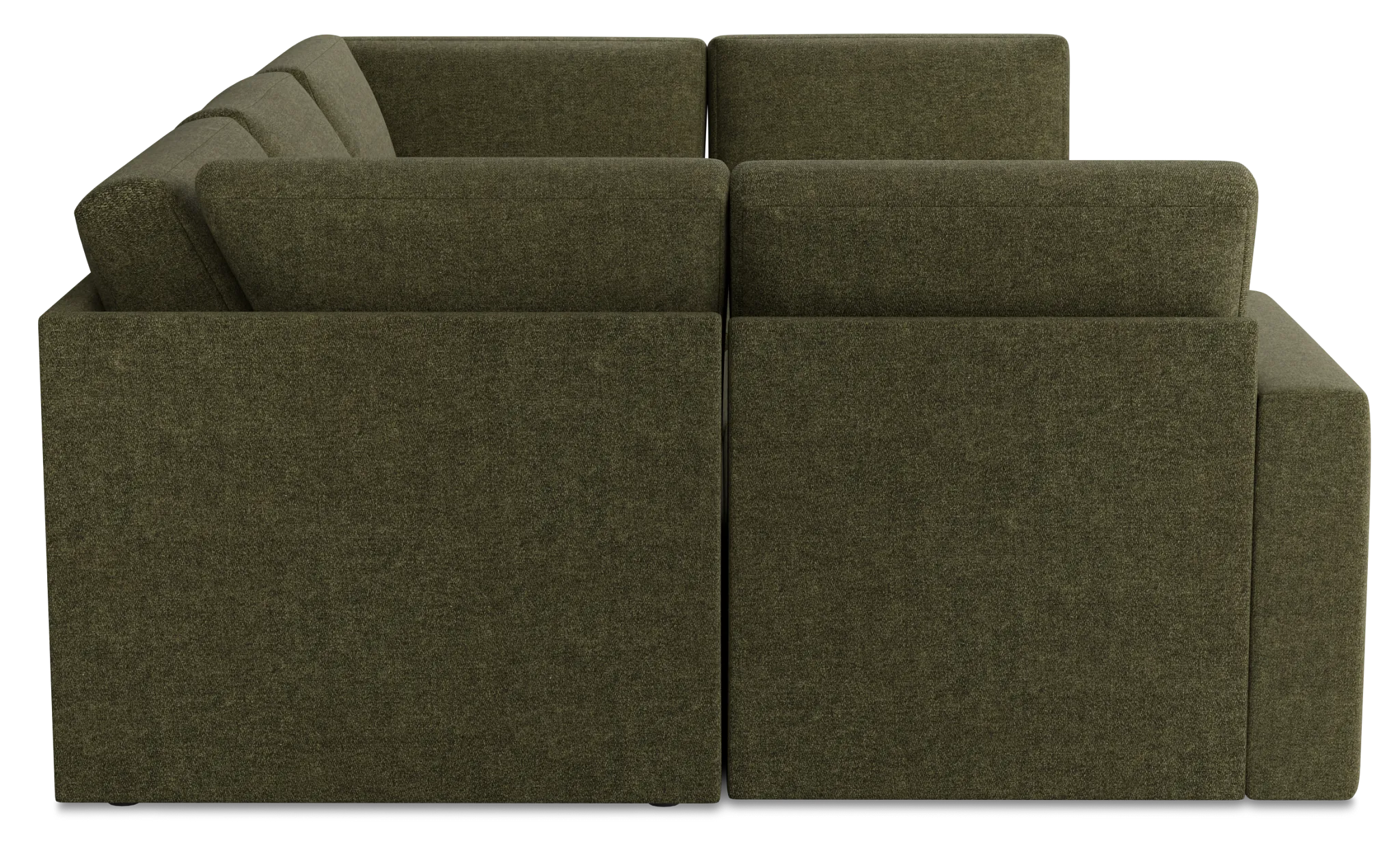 Citymod Green Fabric 6-piece Pit Sectional