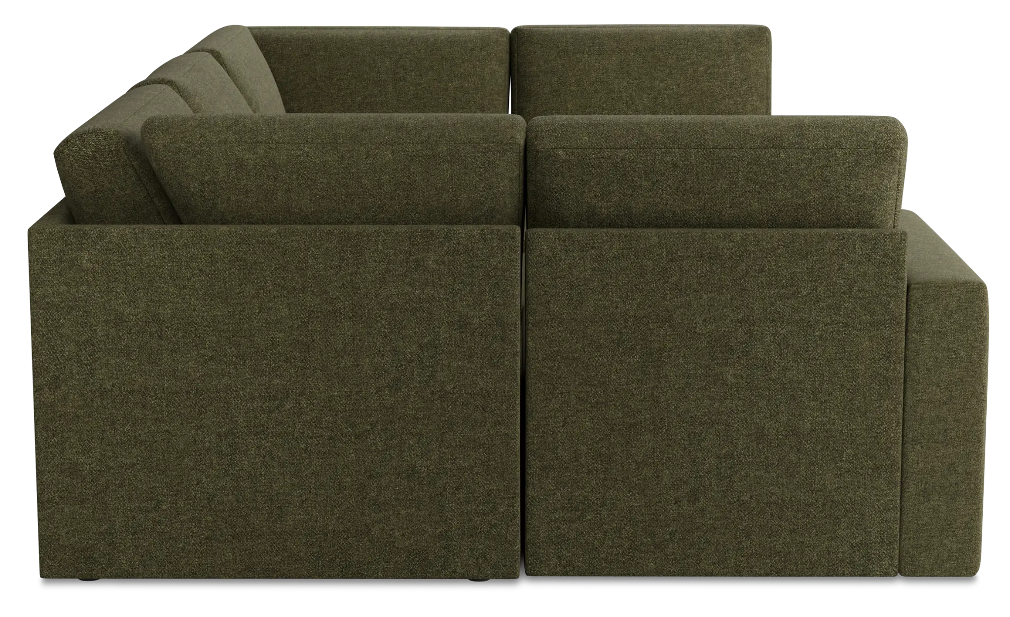 Citymod Green Fabric 6-piece Pit Sectional Citymod Green Fabric 6-piece Pit Sectional
