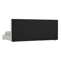 Grayton Elite Ivory 54" Upholstered Platform Bed