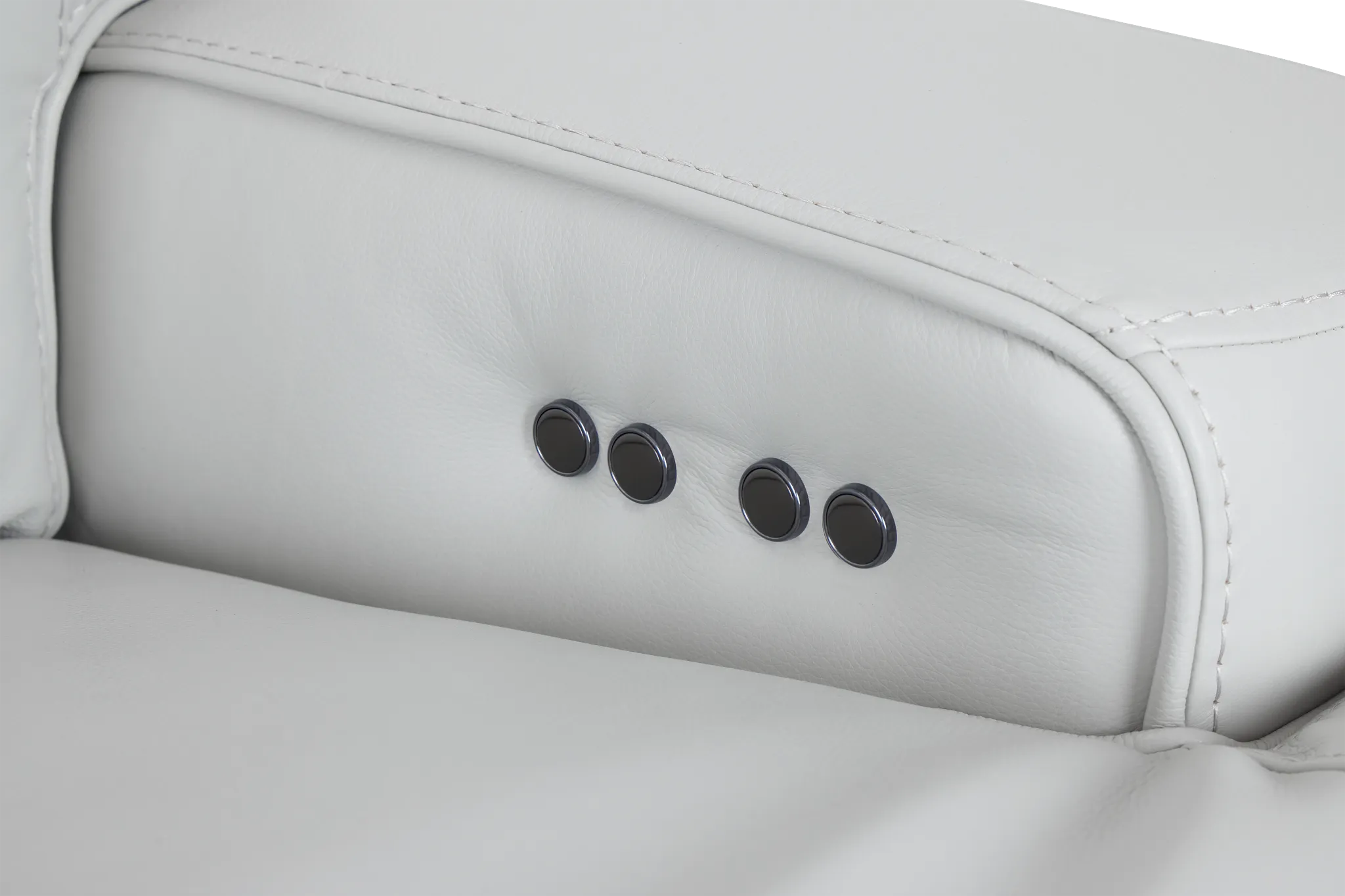 Reign Gray Lthr/vinyl Power Reclining Sofa