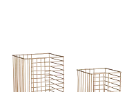 Becca Gold Set Of 2 Basket