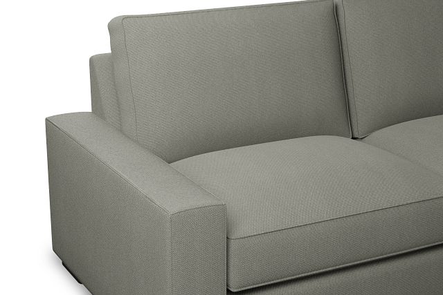 Edgewater Delray Pewter 84" Sofa W/ 2 Cushions