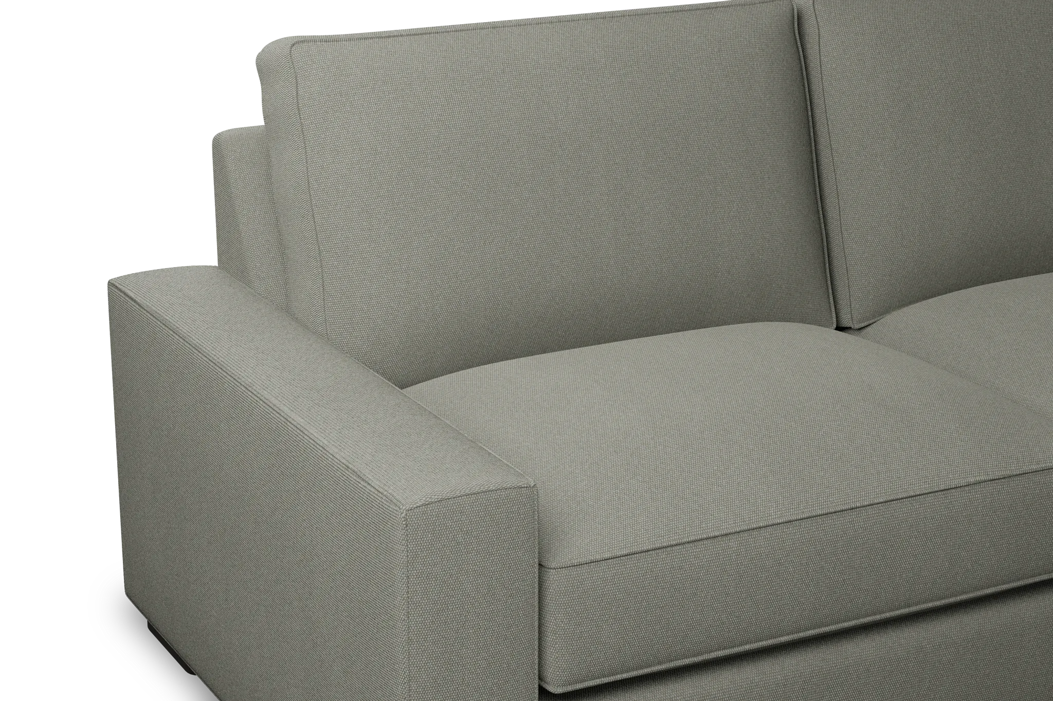 Edgewater Delray Pewter 84" Sofa W/ 2 Cushions