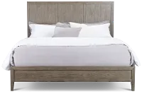 Alden Gray Wood Platform Bed