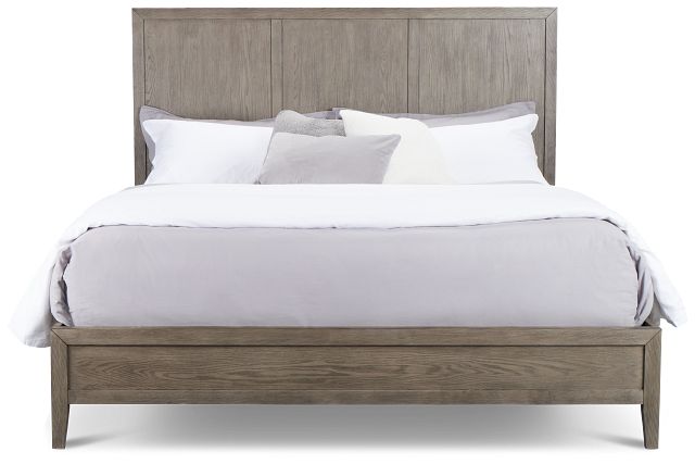 Alden Gray Wood Platform Bed
