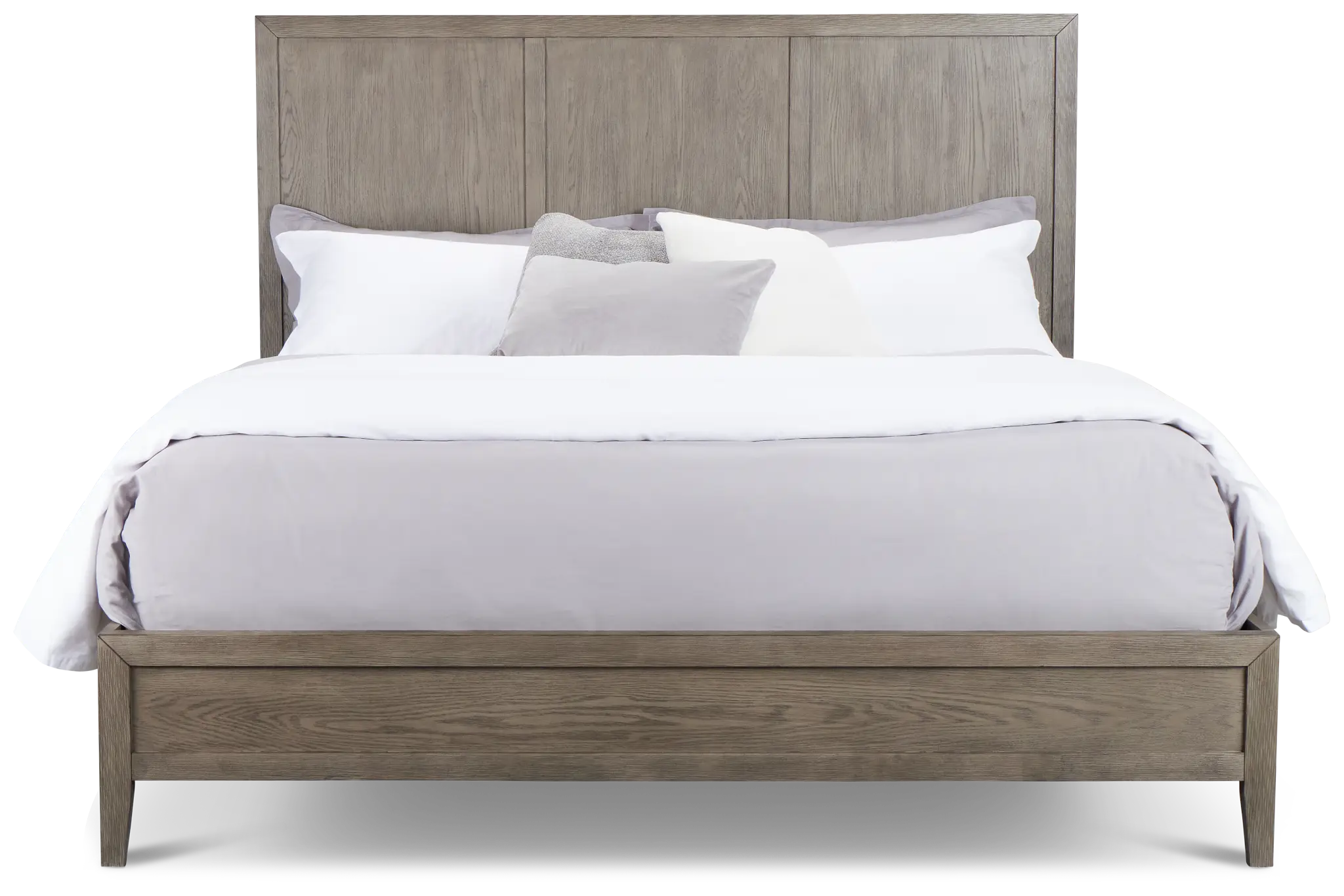 Alden Gray Wood Platform Bed Alden Gray Wood Platform Bed