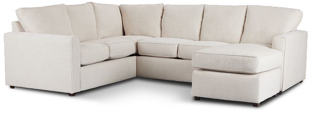 Murray Light Beige Fabric Right Chaise Sectional